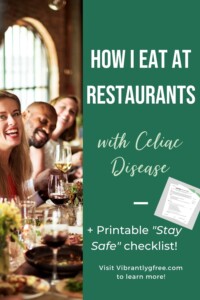 Celiac Friendly Restaurants Pin 2