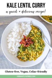 Lentil Curry Gluten Free PIN