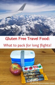 gluten free travel food pin