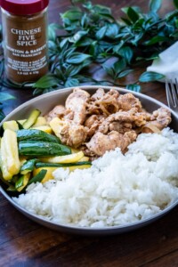 Chinese Five Spice Chicken with spice blend