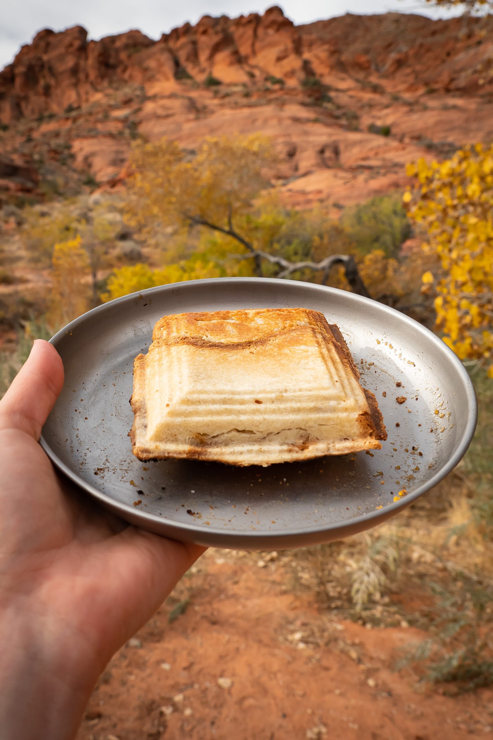 Pie Iron Apple Pie >> make dessert over a campfire - Vibrantly G-Free