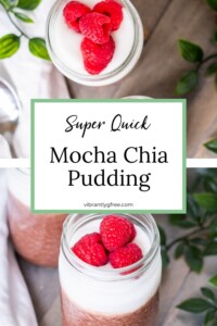 Mocha Chia Pudding - vegan, gluten-free, paleo breakfast or snack
