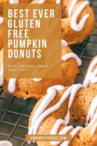 Best Ever Gluten Free Pumpkin Donuts