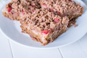 Strawberry Rhubarb Coffee Cake 1