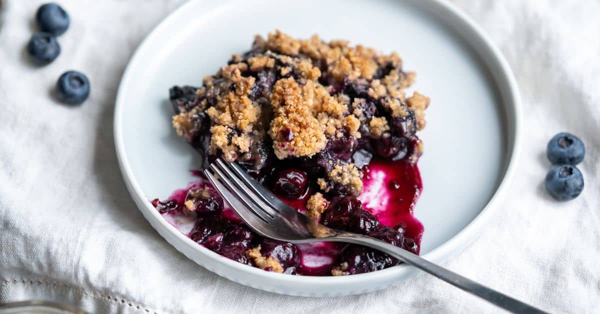 Blueberry Crumble [vibrantlygfree.com]