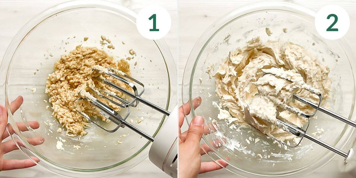How to make maple buttercream frosting in two steps.